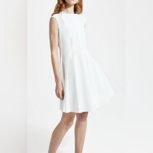 Theory Sleeveless White‎ Dress